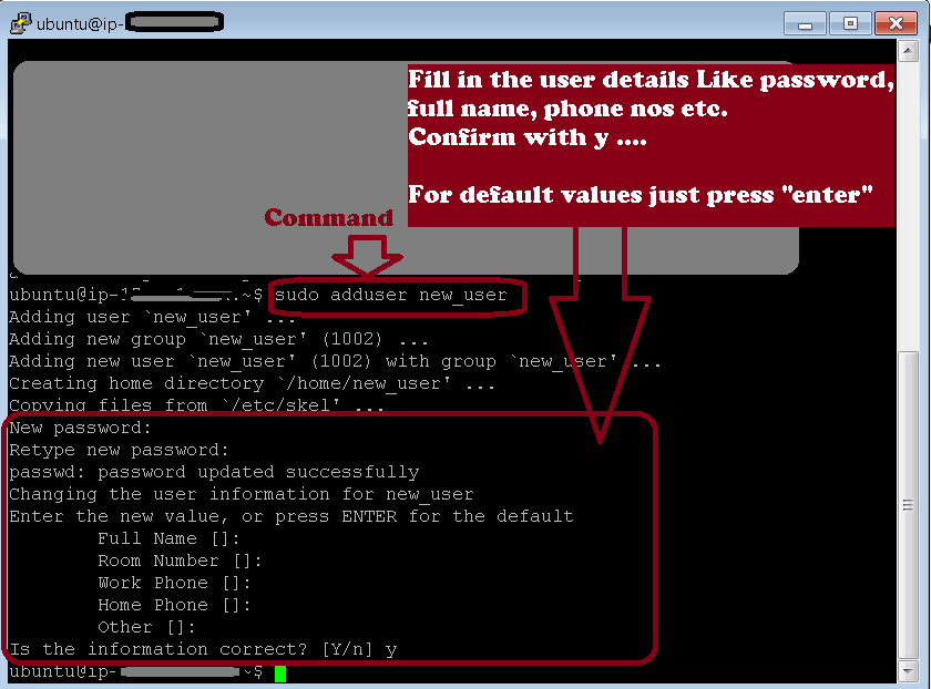 Create a new user on Ubuntu (Linux)